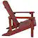 Alt View 16. Alamont Home - Charlestown Adirondack Chair (set of 2) - Red.