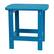 Front. Alamont Home - Charlestown Classic Adirondack Side Table - Blue.
