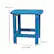 Alt View 13. Alamont Home - Charlestown Classic Adirondack Side Table - Blue.
