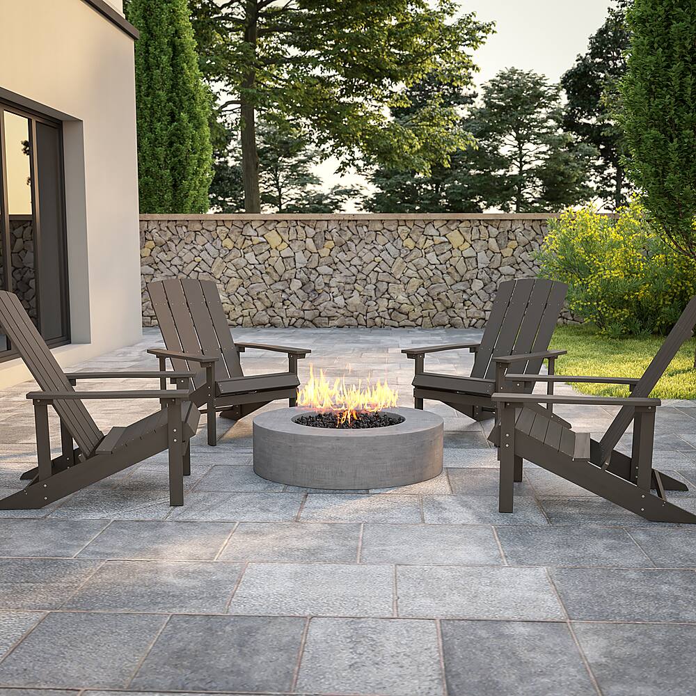 Alt View 12. Alamont Home - Charlestown Adirondack Chair (set of 4) - Gray.