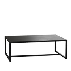 Flash Furniture - Brock Contemporary Patio Coffee Table - Black - Front_Zoom