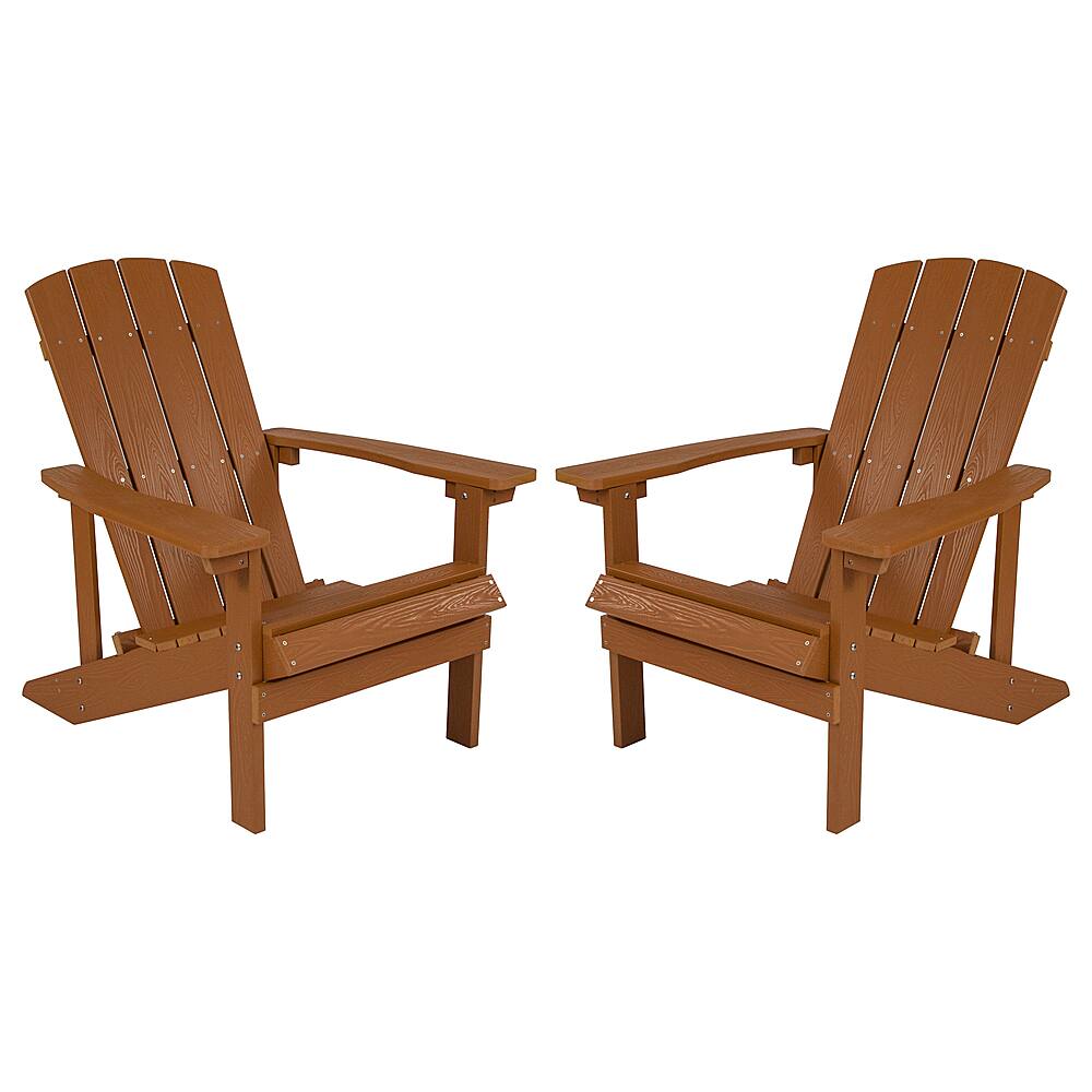 Front. Alamont Home - Charlestown Adirondack Chair (set of 2) - Teak.