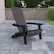 Alt View 12. Alamont Home - Charlestown Adirondack Chair - Black.