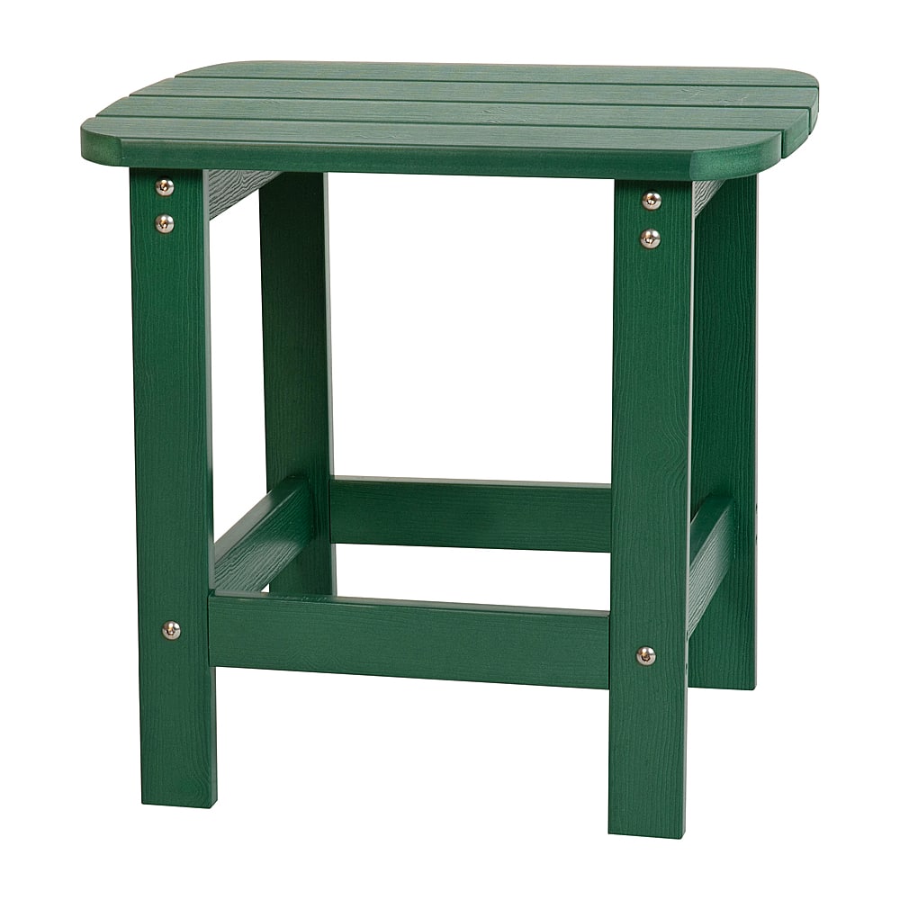 Alamont Home - Charlestown Classic Adirondack Side Table - Green - Front_Zoom