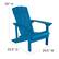 Alt View 13. Alamont Home - Charlestown Adirondack Chair (set of 2) - Blue.