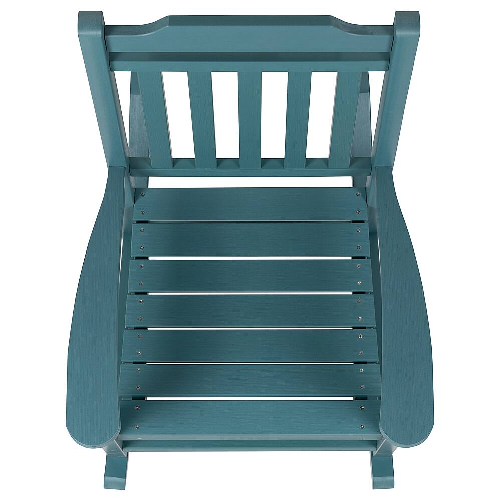 Alt View 16. Alamont Home - Winston Rocking Patio Chair - Teal.