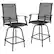 Front. Alamont Home - Valerie Patio Chair (set of 2) - Black.