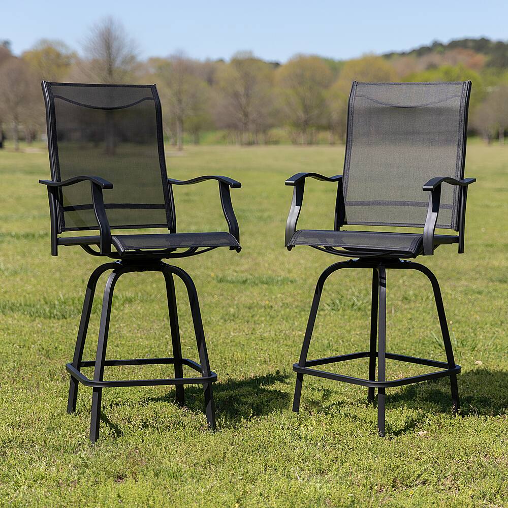 Alt View 12. Alamont Home - Valerie Patio Chair (set of 2) - Black.