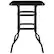 Alt View 11. Alamont Home - Barker Square Modern Patio Bar Table - Black - Black.