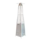 Front. Alamont Home - Sol 90" Pyramid Patio Heater - Silver.