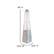 Alt View 13. Alamont Home - Sol 90" Pyramid Patio Heater - Silver.