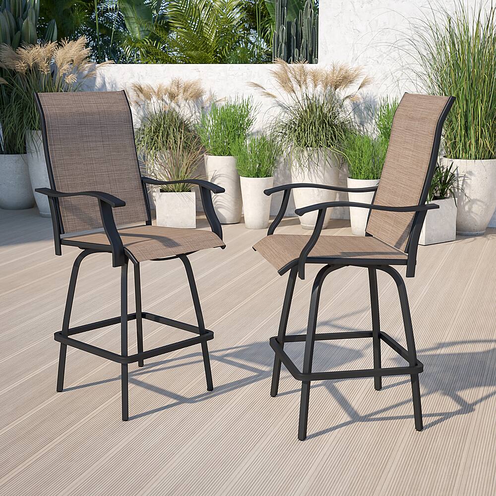 Alt View 12. Alamont Home - Valerie Patio Chair (set of 2) - Brown.