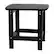 Front. Alamont Home - Charlestown Classic Adirondack Side Table - Black.