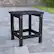 Alt View 12. Alamont Home - Charlestown Classic Adirondack Side Table - Black.