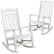 Front. Alamont Home - Winston Rocking Patio Chair (set of 2) - White.