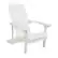 Front. Alamont Home - Charlestown Adirondack Chair - White.