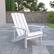 Alt View 12. Alamont Home - Charlestown Adirondack Chair - White.