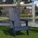 Alt View 12. Alamont Home - Sawyer Navy Blue Modern Dual Slat Back Indoor/Outdoor Adirondack Style Patio Chair - Navy.