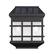 Alt View 11. Alamont Home - Holder Decorative Wall Mount Solar Powered Lighting for Decks and Fencing - Black.