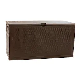 Alamont Home - Nobu 120 Gallon Patio Storage Box - Brown