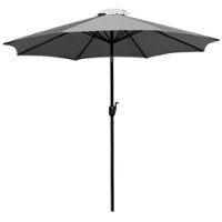 Flash Furniture - Kona Patio Umbrella - Gray - Front_Zoom