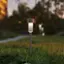 Alt View 11. Alamont Home - Hartford All-Weather Solar Powered LED Landscaping Lights - Set of 12 - Stainless Steel.