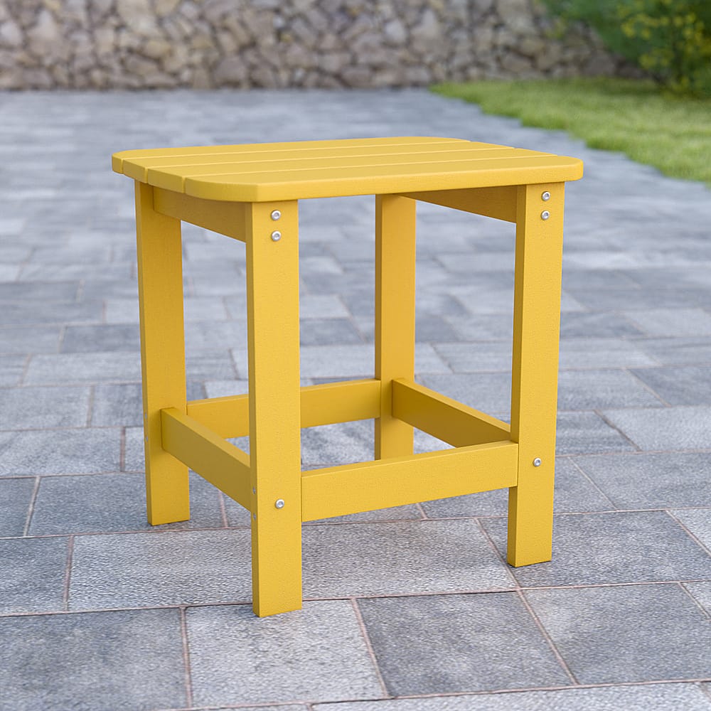 Alt View 12. Alamont Home - Charlestown Classic Adirondack Side Table - Yellow.