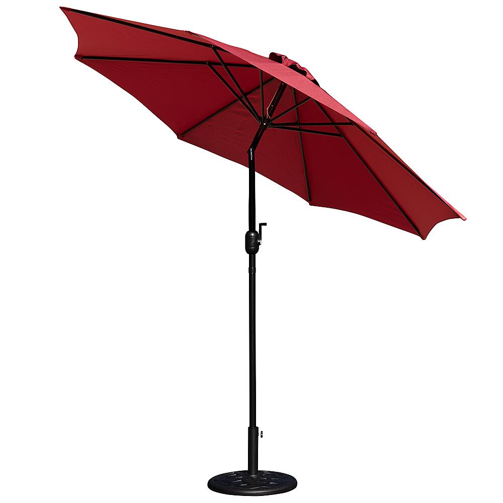 Flash Furniture Kona Patio Umbrella and Base Red GM402003UB19BREDGG