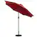 Alt View 13. Alamont Home - Kona Patio Umbrella and Base - Red.