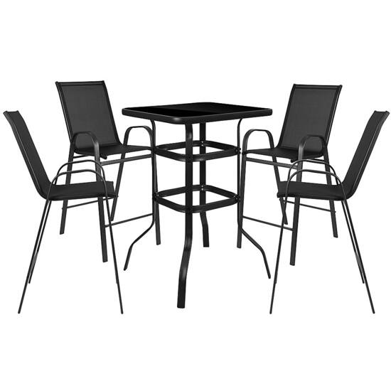 Mainstays heritage park outdoor patio 5 piece dining set deals