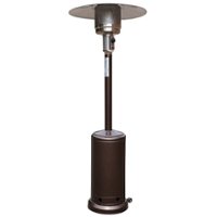 Flash Furniture - Sol 90" Round Patio Heater - Bronze - Front_Zoom