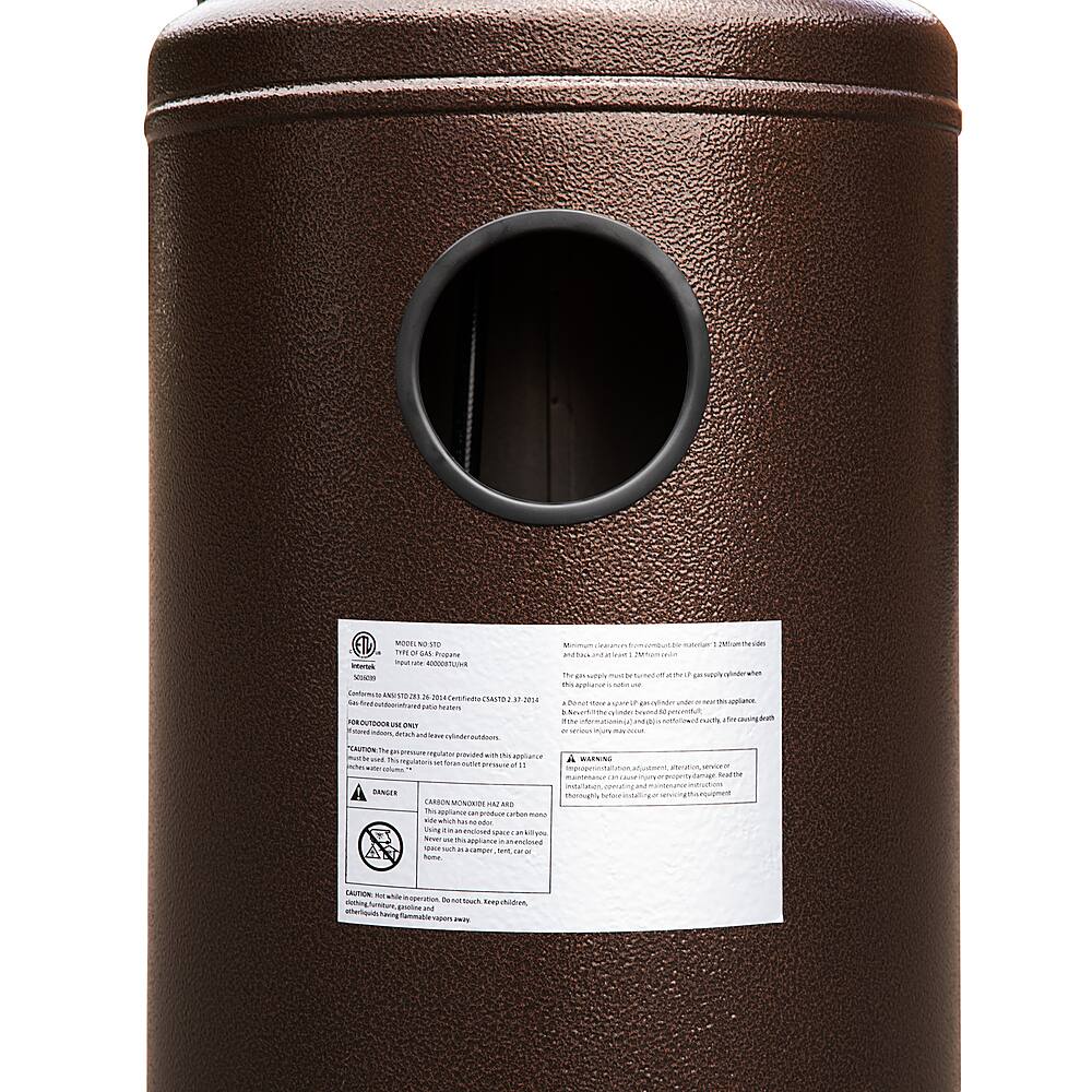 Alt View 17. Alamont Home - Sol 90" Round Patio Heater - Bronze.