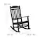 Alt View 13. Alamont Home - Winston Rocking Patio Chair - Black.