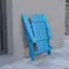 Alt View 14. Alamont Home - Charlestown Adirondack Chair - Blue.