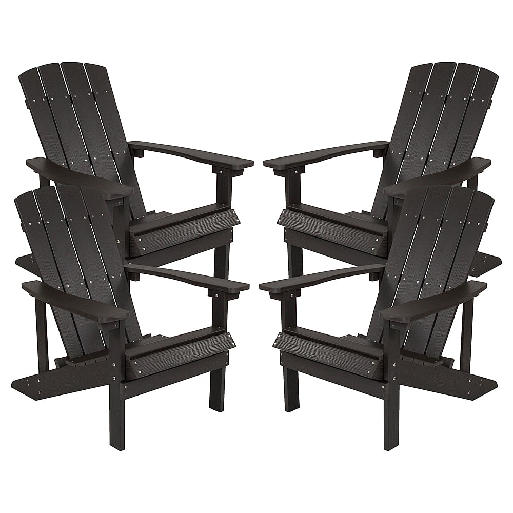 Front. Alamont Home - Charlestown Adirondack Chair (set of 4) - Slate Gray.