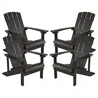Alamont Home - Charlestown Adirondack Chair (set of 4) - Slate Gray - Front_Zoom