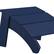 Alt View 15. Alamont Home - Sawyer Navy Blue Indoor/Outdoor Poly Resin Adirondack Style Ottoman - Navy.