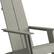 Alt View 15. Alamont Home - Sawyer Gray Modern Dual Slat Back Indoor/Outdoor Adirondack Style Patio Chair - Gray.