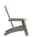 Alt View 16. Alamont Home - Sawyer Gray Modern Dual Slat Back Indoor/Outdoor Adirondack Style Patio Chair - Gray.