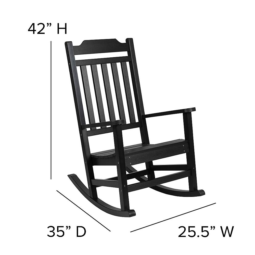 Alt View 13. Alamont Home - Winston Rocking Patio Chair (set of 2) - Black.