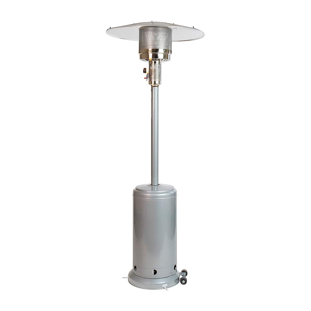 Alamont Home - Sol 90" Round Patio Heater - Silver - Front_Zoom