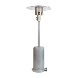 Flash Furniture - Sol 90" Patio Heater - Silver - Front_Zoom