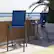 Alt View 12. Alamont Home - Brazos Modern Fabric Patio Barstool (set of 2) - Navy.