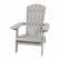 Front. Alamont Home - Charlestown Adirondack Chair - Gray.