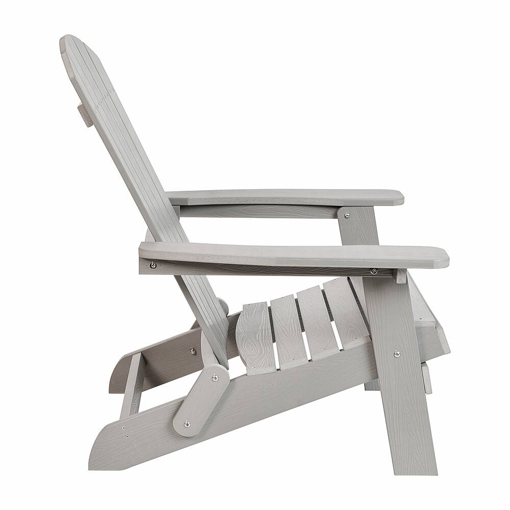 Flash Furniture Charlestown Adirondack Chair Gray JJC14505GYGG