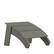 Front. Alamont Home - Sawyer Gray Indoor/Outdoor Poly Resin Adirondack Style Ottoman - Gray.