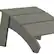 Alt View 15. Alamont Home - Sawyer Gray Indoor/Outdoor Poly Resin Adirondack Style Ottoman - Gray.