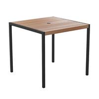 Alamont Home - Lark Modern Patio Table - Teak - Front_Zoom