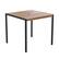Front. Alamont Home - Lark Modern Patio Table - Teak.