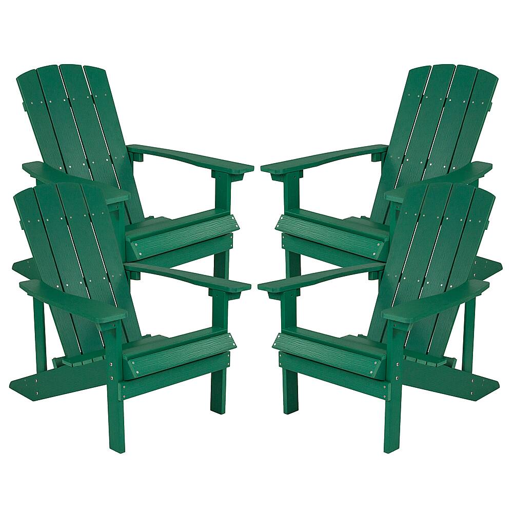 Front. Alamont Home - Charlestown Adirondack Chair (set of 4) - Green.